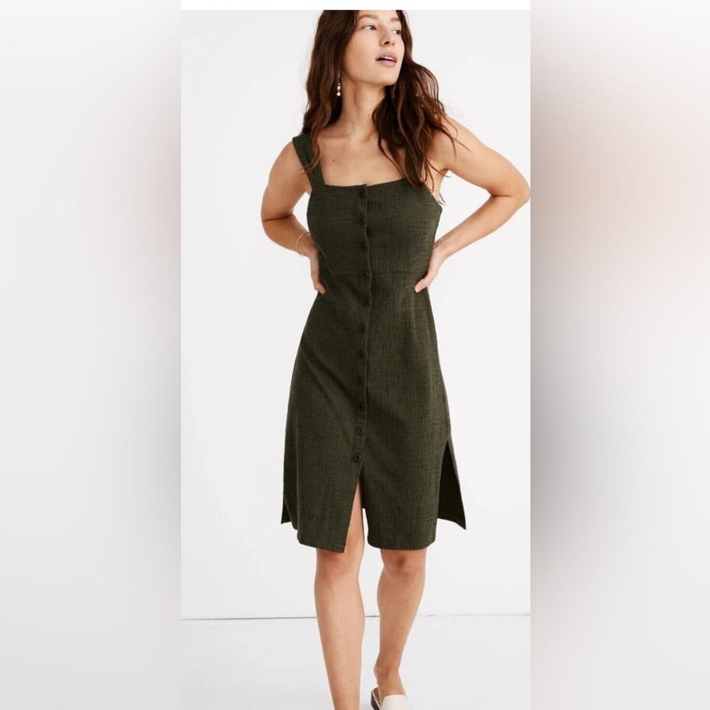 Madewell texture and thread short summer dress